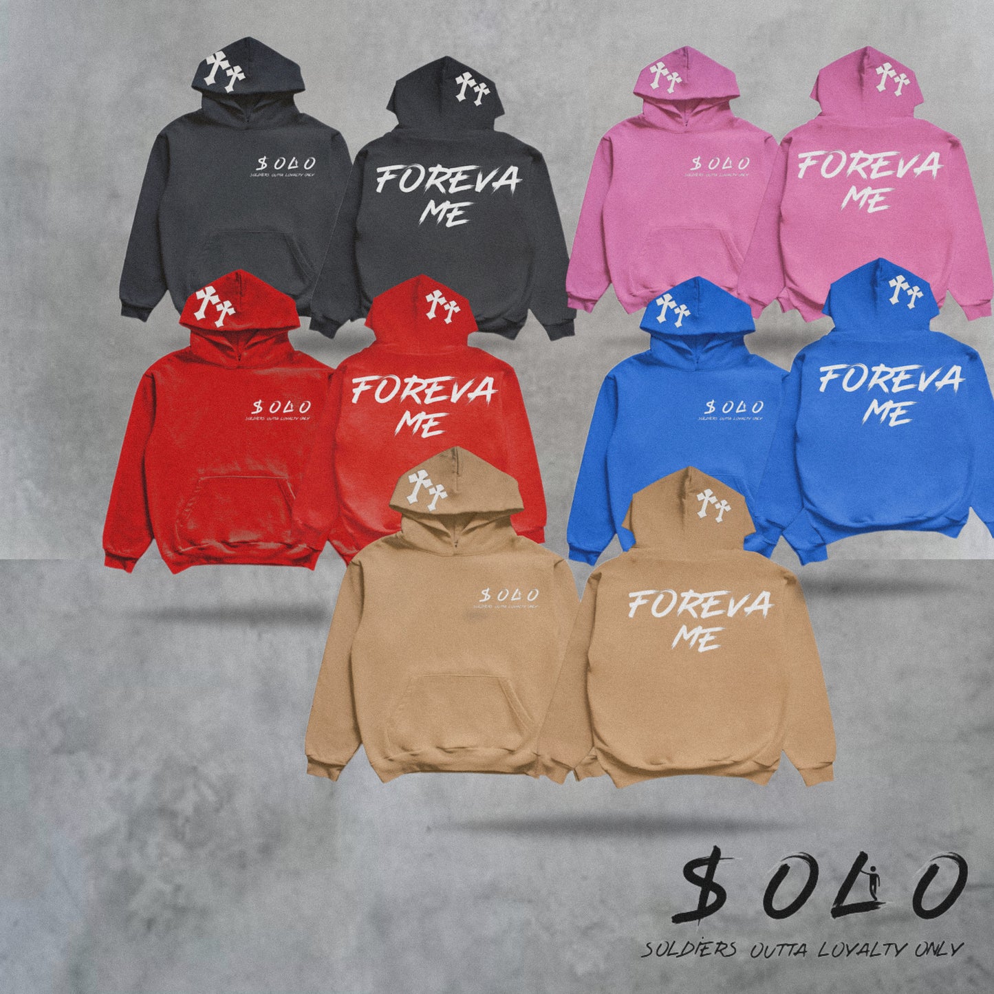 Solo v1 hoodie (Reflective)